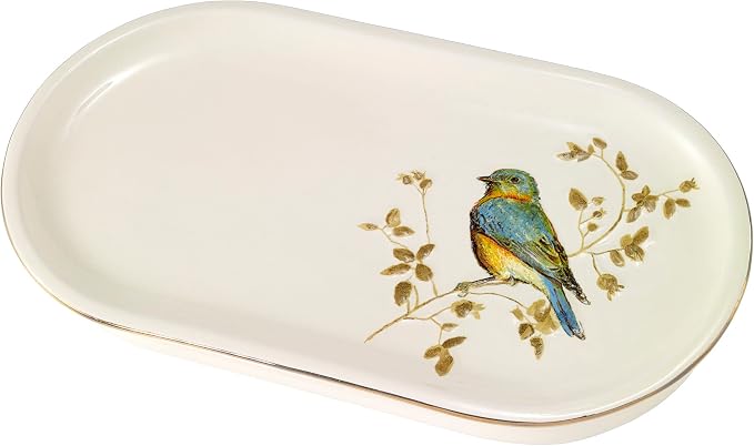 Avanti Linens - Vanity Tray, Decorative Countertop Accessories, Nature Inspired by AvantiHomeSince1969