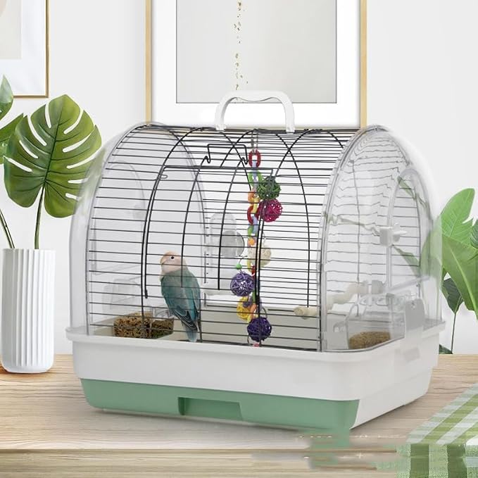 GarveeHome Portable Bird Cage Carrier, Small Bird Cage - Image 5