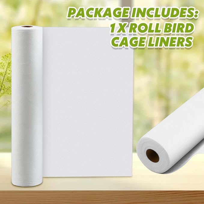 100 ft x 22 Inch Bird Cage Liner Disposable Cages Cushion Pad Mat Precut - Image 3