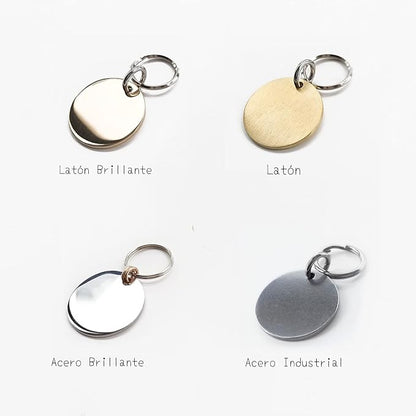 Cats Dogs ID Tags Personalized Engraving Birth Flowers Pattern - Image 2