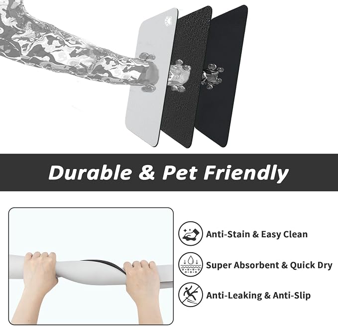 Dog Food Mat - Absorbent Cat Mat - Image 6