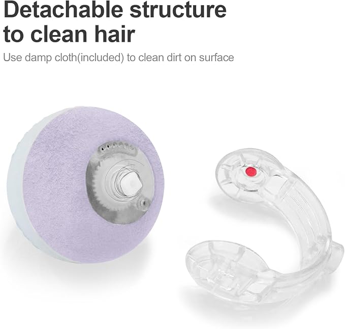 Interactive Cat Toys for Indoor Cats, The 3rd Generation Agile Moving Cat Ball - Image 6