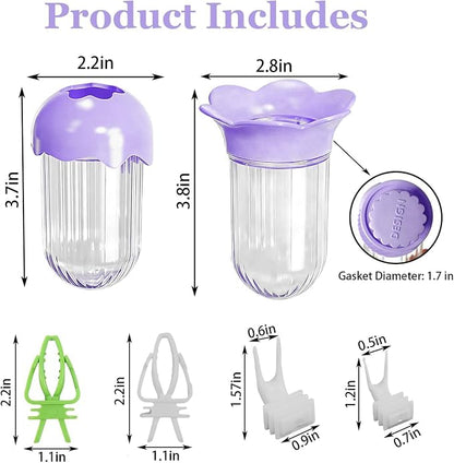 7 PCS Bird Cage Feeder for Vegetable Millet Holder Cage Accessories - Image 2
