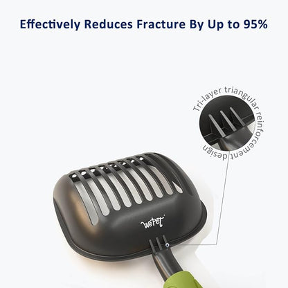 WePet Cat Litter Scoop, Non-Stick Plated Aluminum Alloy Sifter, Kitty Durable - Image 4