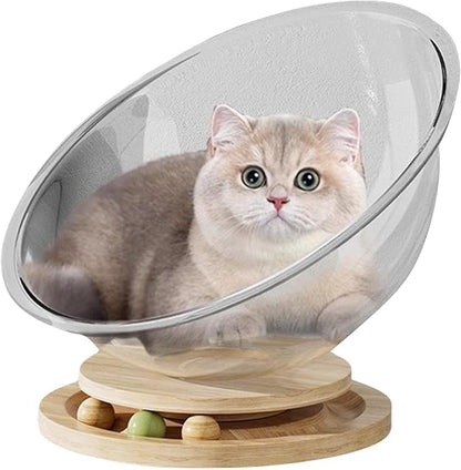 Cat Perch- Cute Freestanding Cat Space Perch Bed, Stylish Stable Activity by Unknown