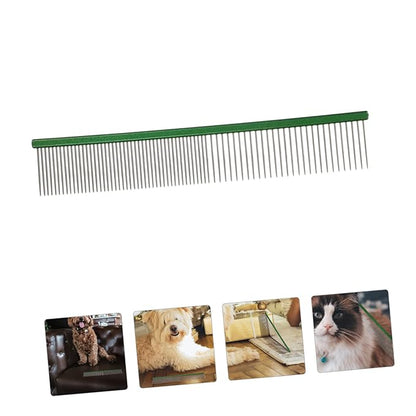 POPETPOP Portable Pet Comb for Cats and Dogs Wear-resistant Grooming Tool for - Image 2