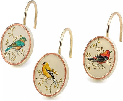 Avanti Linens - Shower Curtain Hooks, Nature Inspired Bathroom Decor by AvantiHomeSince1969