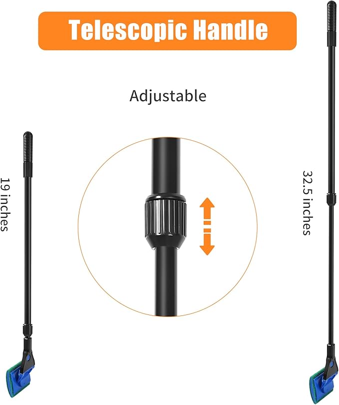 AQUANEAT Aquarium Cleaning Tools, Fish Tank Cleaner Kit - Image 3