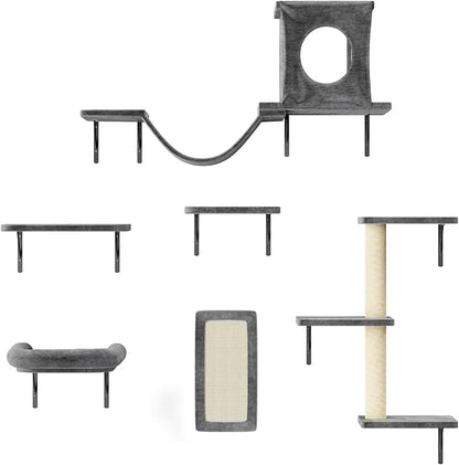 NUNU LAB Cat Wall Shelves, Indoor Cat Furniture by NUNULAB