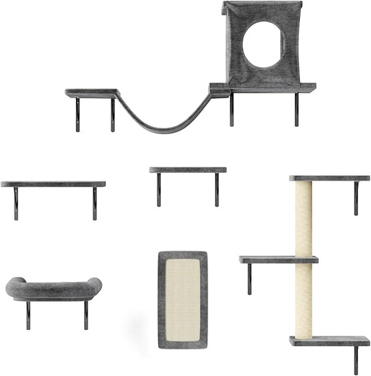 NUNU LAB Cat Wall Shelves, Indoor Cat Furniture by NUNULAB