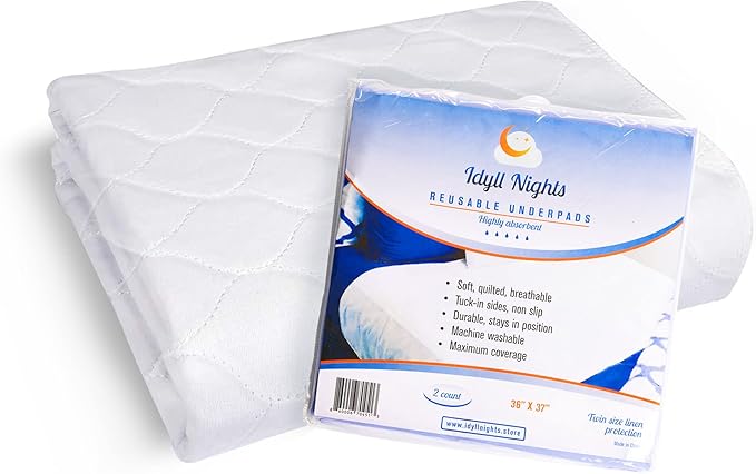 Washable Incontinence Bed Pads 36" x 37" – Soft, Absorbent & Waterproof - Image 3