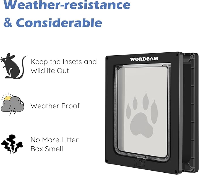 Wordcam X-Large Cat Door, Strong Cat Door - Image 5