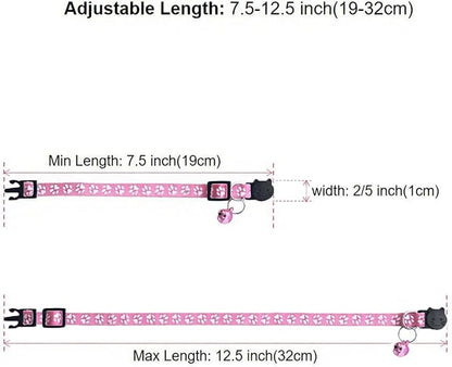 6 Pack Breakaway Cat Collar - Image 2