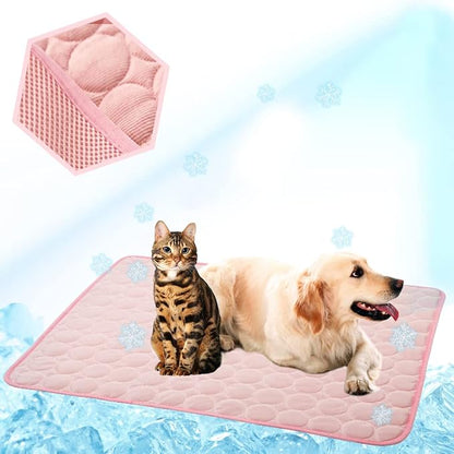 Washable Dog Ice Silk Cooling Mat by Unknown