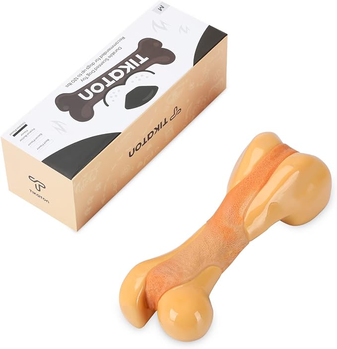 Tikaton Dog Chew Toys for Aggressive Chewers, Chicken Flavor Durable Dog - Image 3