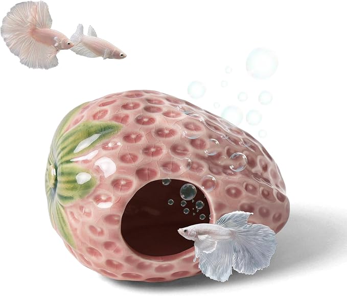 Aquarium Decor Cave Betta Fish Aquarium Accessories Ornaments Hiding Cave by Deapeey