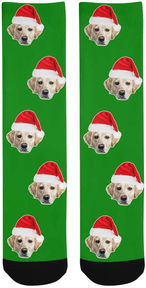 Custom Face Socks, Personalized Dog Lover Pet Photo Picture on Socks Unisex - Image 3