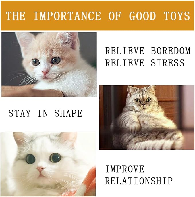 24 PCS Cat Worm Toy Replacement Teaser - Image 7