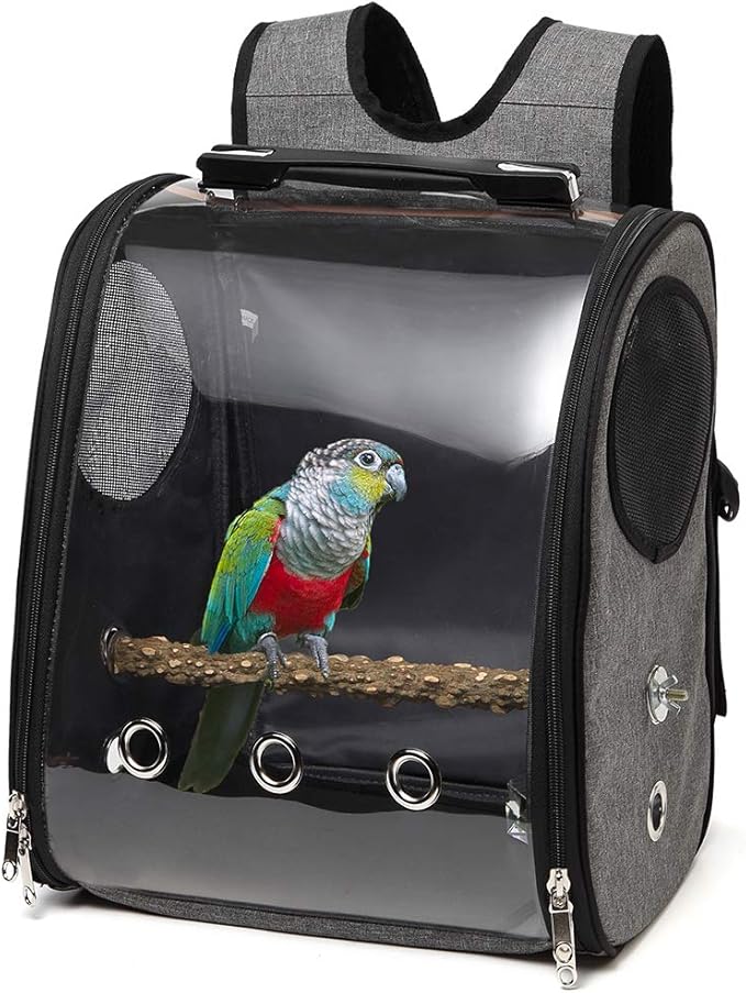 Bird Parrot Backpack Carrier Travel Bag by Gatycallaty