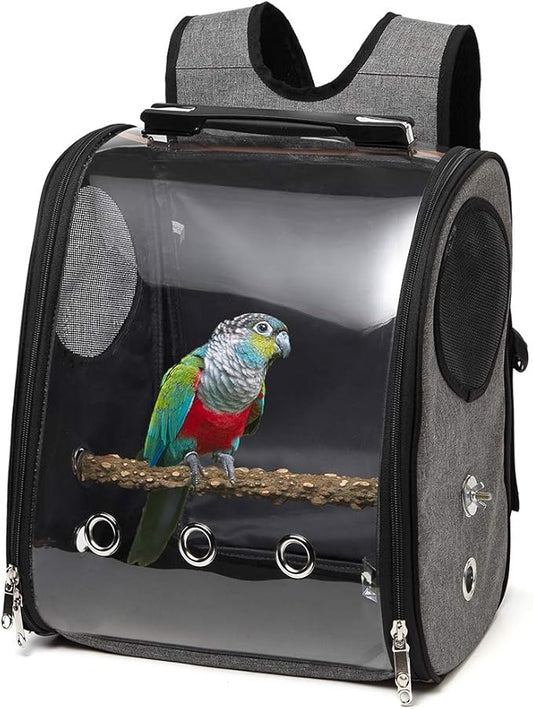Bird Parrot Backpack Carrier Travel Bag by Gatycallaty