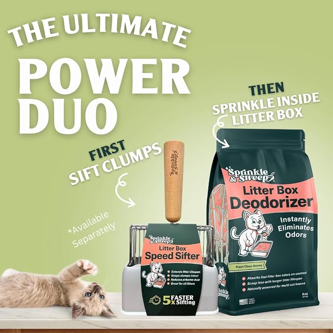 Sprinkle & Sweep Litter Box Deodorizer - Image 4