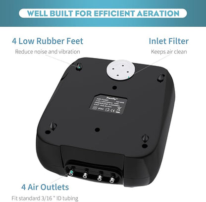 Pawfly Aquarium Air Pump Oxygen Pump - Image 4