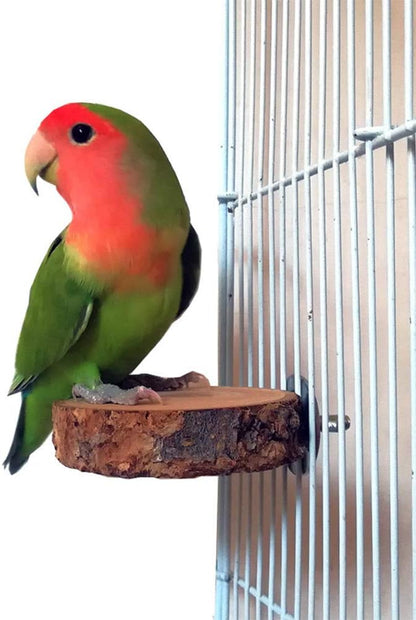 Hamiledyi 8 PCS Bird Perch Stand Toy Wood Parrot Paw Grinding Stick Perch Stand - Image 6