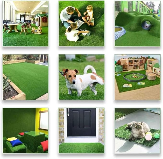 ALTRUISTIC Artificial Grass 11FTX93FT, Realistic Fake Grass Deluxe Turf - Image 6