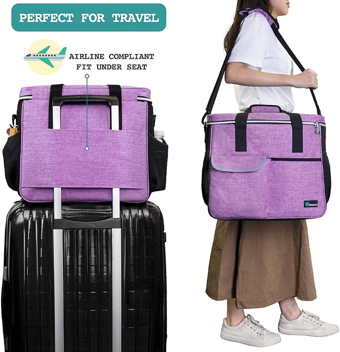 PetAmi Dog Travel Bag, Travel Pet Bag Organizer, Dog Food Travel Bag - Image 5