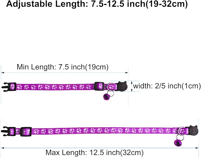 6 Pack Breakaway Cat Collar - Image 2
