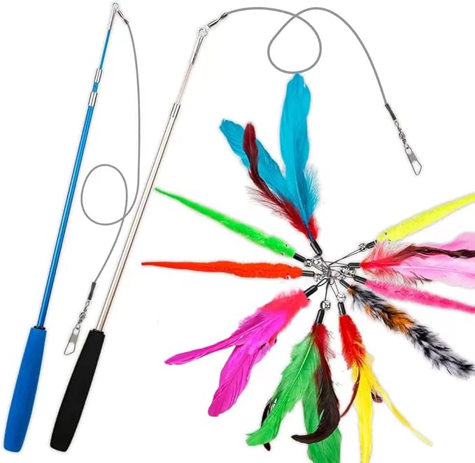 Cat Toys Feather Toy, Interactive Catcher and Funny Exercise - Image 7