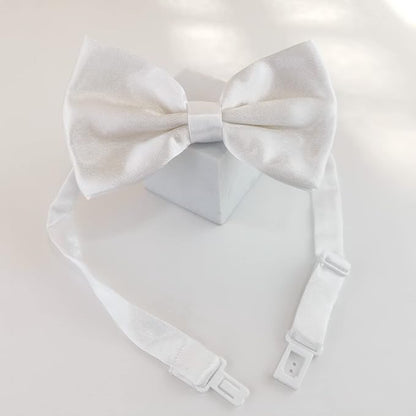 KOOLMOX Dog Bow Tie, Adjustable White Dog Collar Tie - Image 7