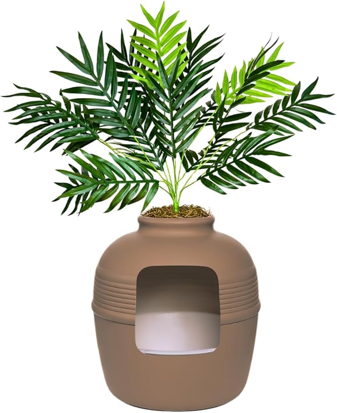 Good Pet Stuff Hidden Litter Box Planter, Decorative Cat Litter Enclosure by TheGoodPetStuffCompany
