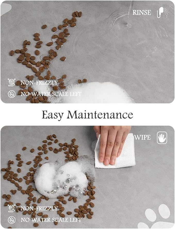 Pet Feeding Mat-Absorbent Dog Mat - Image 4