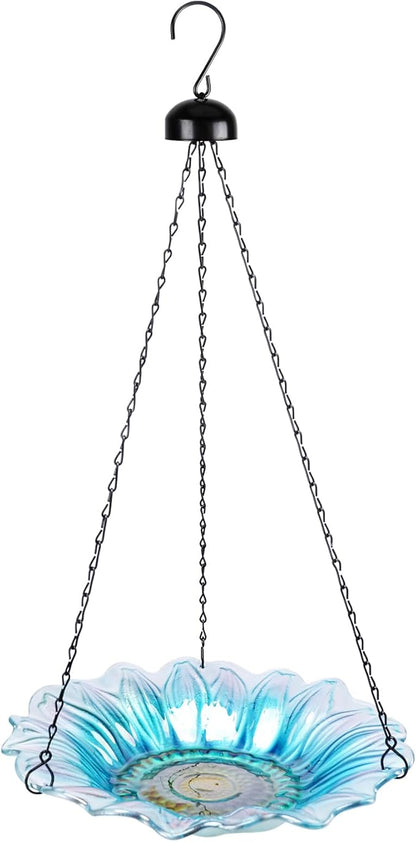 VCUTEKA Bird Bath, Glass Hanging Bird Baths - Image 7