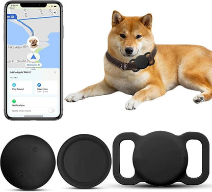 Dog Tracker with Collar Holder, Smart Pet Tracker, MFi Certificated Tracking by Veeind