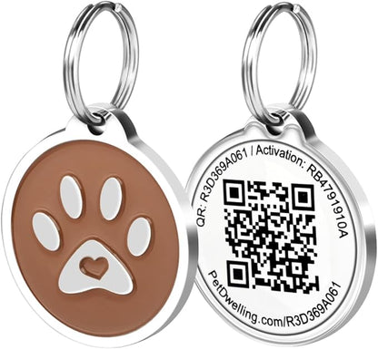 Pet Dwelling QR Code Pet ID Tag – Smart Dog & Cat ID Tags by PetDwellingSmartQRPetIDTags