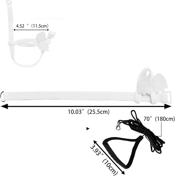 Pet Parrot Bird Harness and Leash, Adjustable Training Design Anti-Bite - Image 6