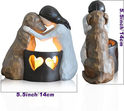 Dog Memorial Gifts，Pet Loss Gifts，Hand-Sculpted Dogs Passing Away Sympathy - Image 3