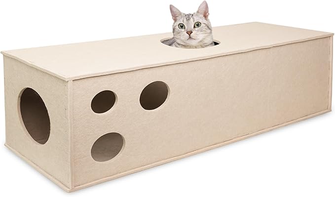 PETKARAY Cat Tunnel, Original Cat Hideaway Cave by PETKARAY