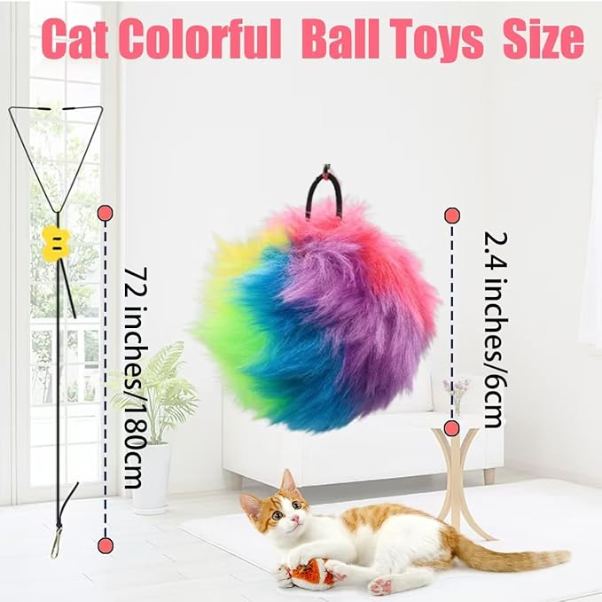 Interactive Cat Toys, Independent Play Hanging Door Cat Toys - Image 4