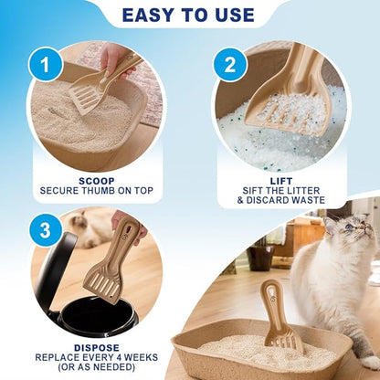 Disposable Cat & Rabbit Litter Scoops - Image 5