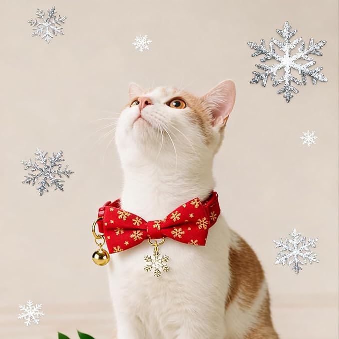 2 Pack Christmas Cat Collar - Image 6