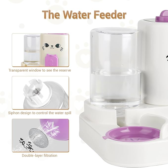 2-in-1 Gravity Pet Feeder & Water Dispenser - Image 5