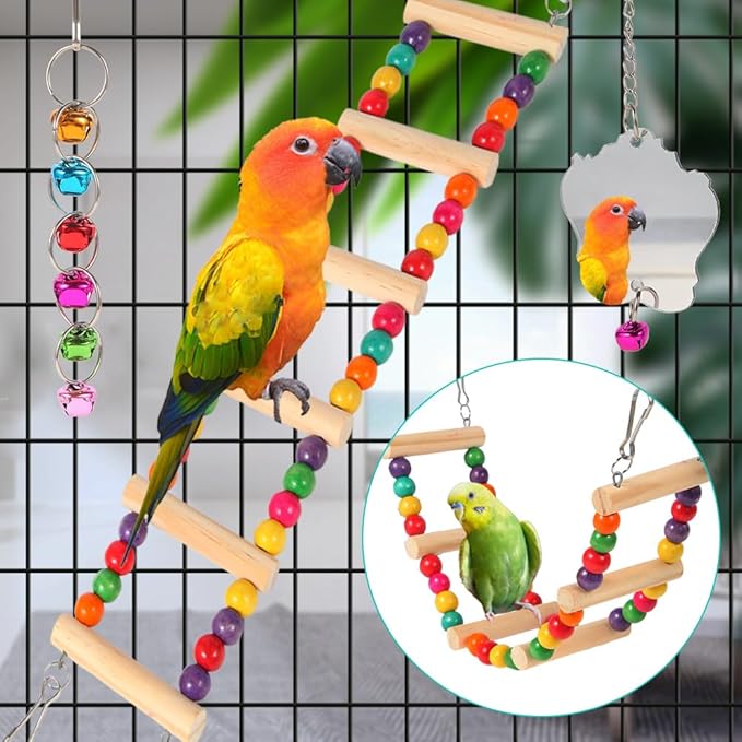 Bird Toys for Parakeets, Cockatiels, Love Birds, Budgerigar - Image 5