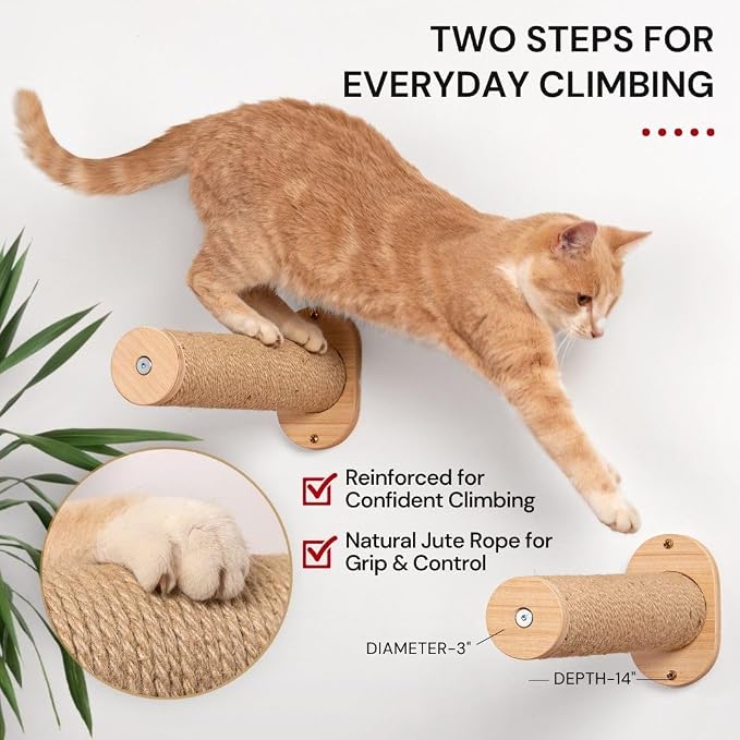 7 Ruby Road Cat Wall Shelves Hammock Set - Image 6