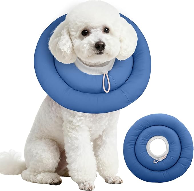 IDOMIK Dog Recovery Collar, Waterproof Soft Dog Cone After Surgery, Comfy by IDOMIK