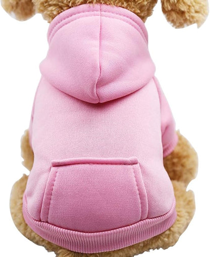 Jecikelon Winter Dog Hoodie Sweatshirts by Jecikelon