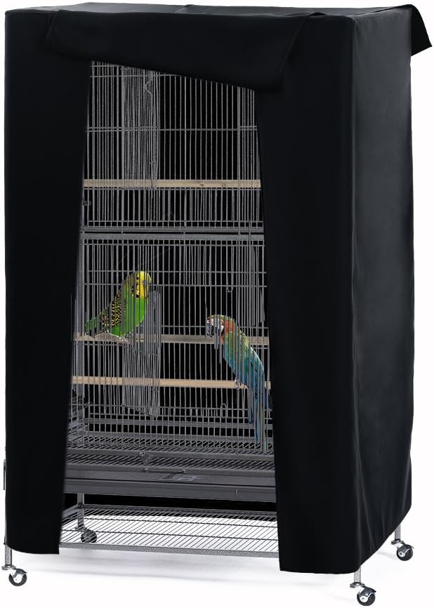 PONY DANCE Pets Product Universal Birdcage Cover Blackout & Breathable Birdcage by PONYDANCE