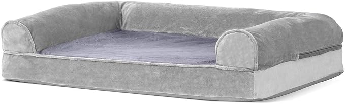 Furhaven Orthopedic Dog Bed for Medium/Small Dogs w/ Removable Bolsters & - Image 7